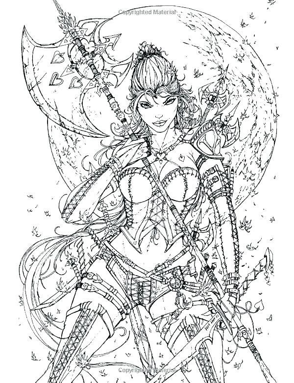 600x781 Fantasy Coloring Pages Fantasy Pages For Adult Coloring Coloring