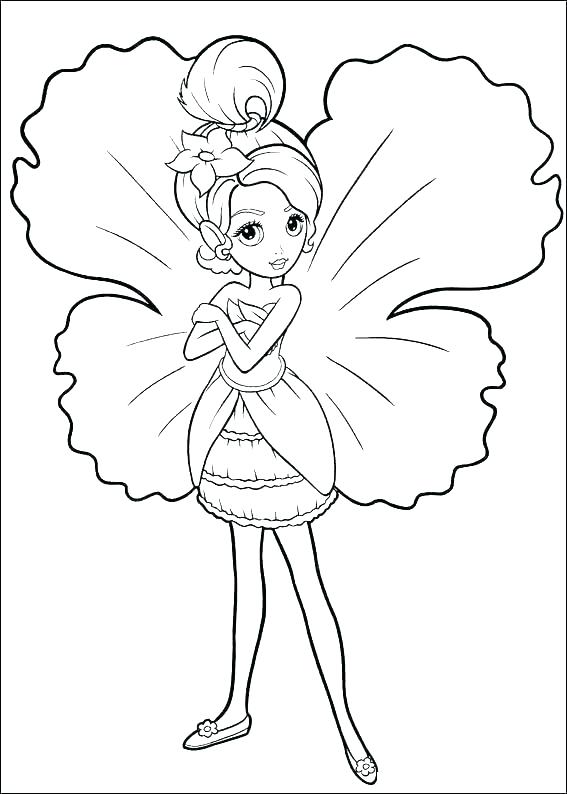 567x794 Fairy Coloring Book