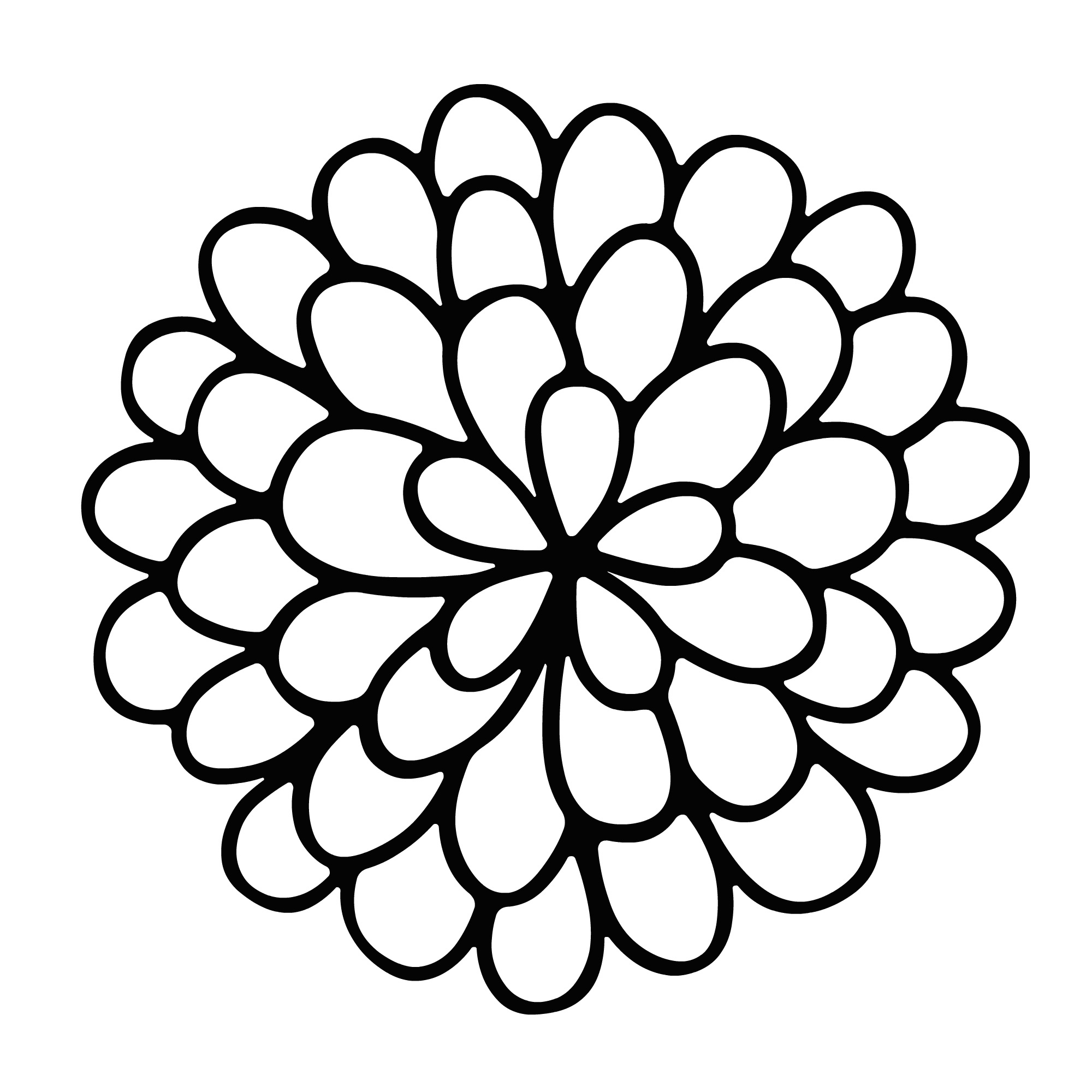 2000x2000 Forget Me Not Flowers Sketch Coloring Page View Larger Image ~ Clipgoo