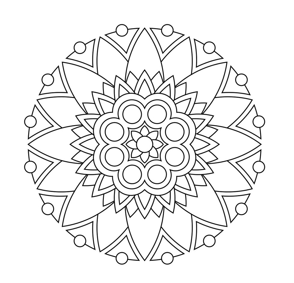 980x945 These Printable Mandala And Abstract Coloring Pages Relieve Stress