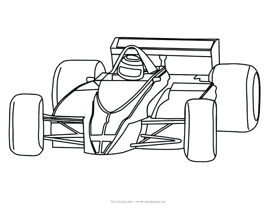863x667 Formula 1 Race Car Colouring Pages One Coloring Page Free Cars Uno
