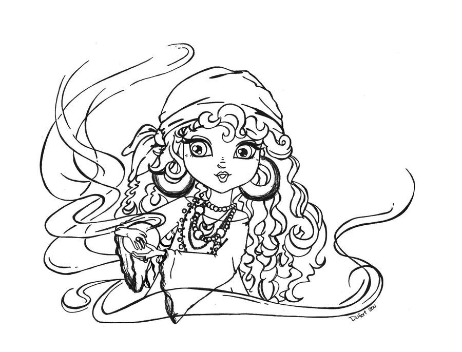 900x686 Fortune Teller By Jadedragonne On !my Coloring Pages