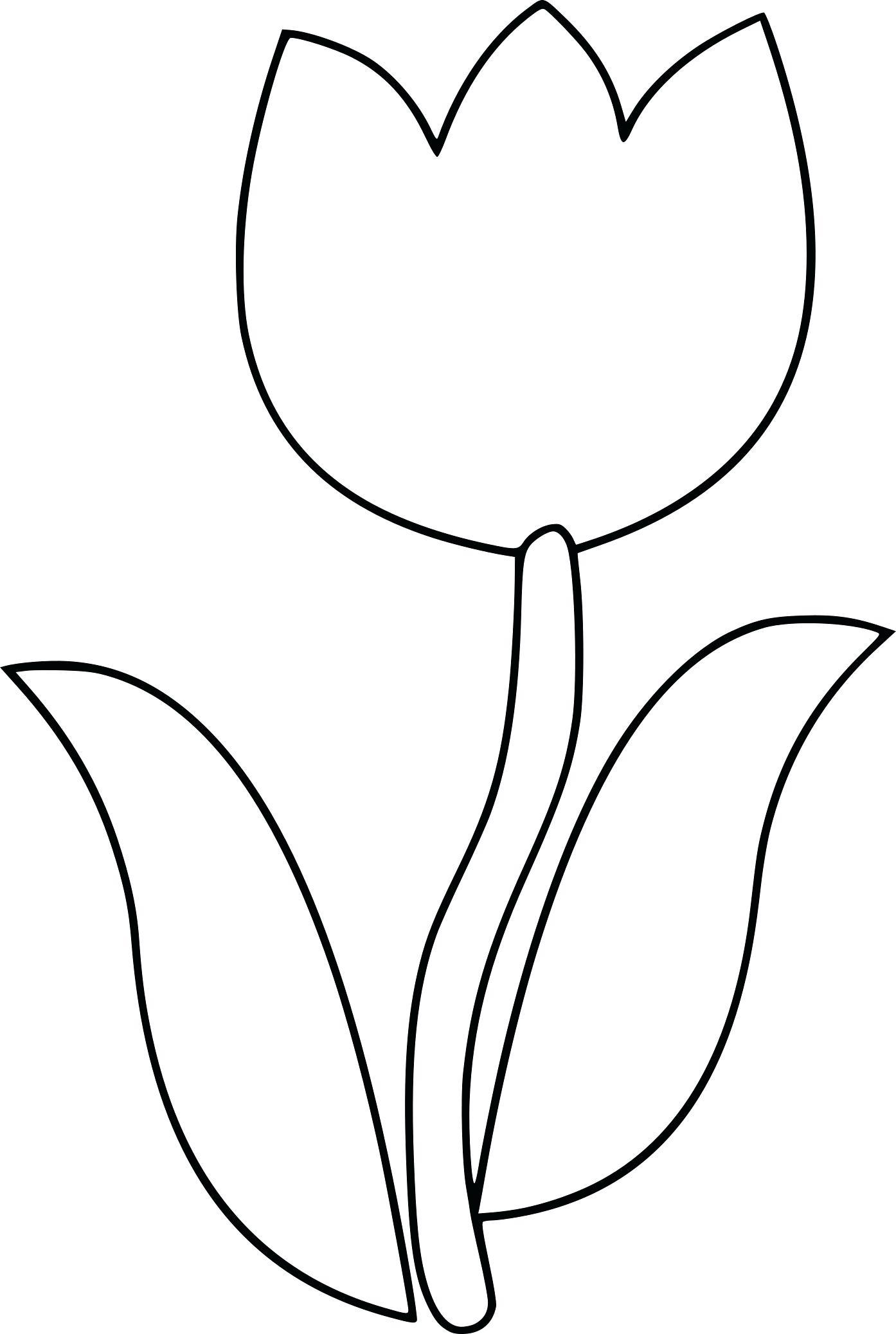 1394x2074 Four Leaf Clover Coloring Pages Printable Free Info Tulip New