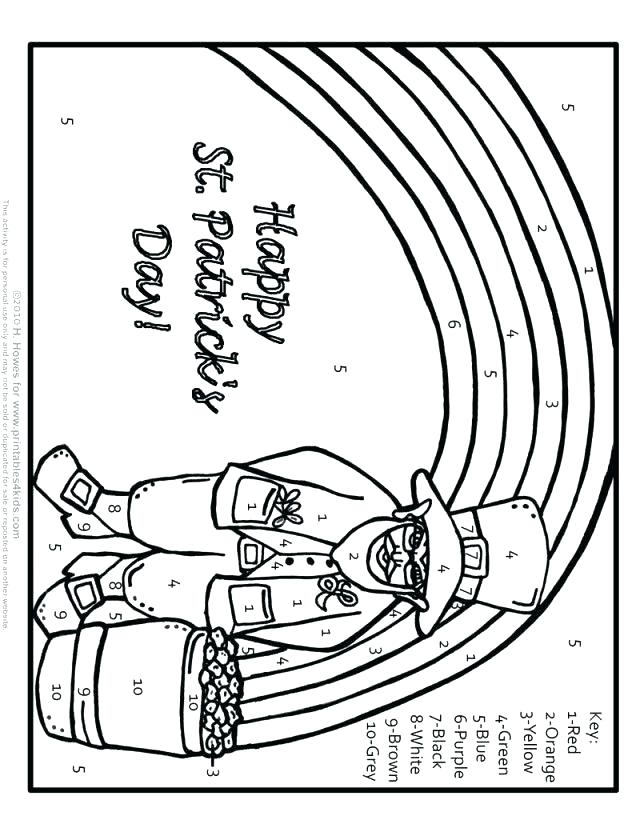 640x828 Seasons Coloring Pages 4 H Coloring Pages Leprechaun Color By