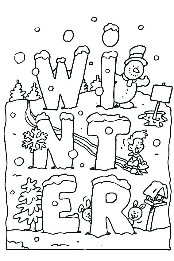 567x850 Seasons Coloring Pages Seasons Coloring Page 4 Seasons Coloring