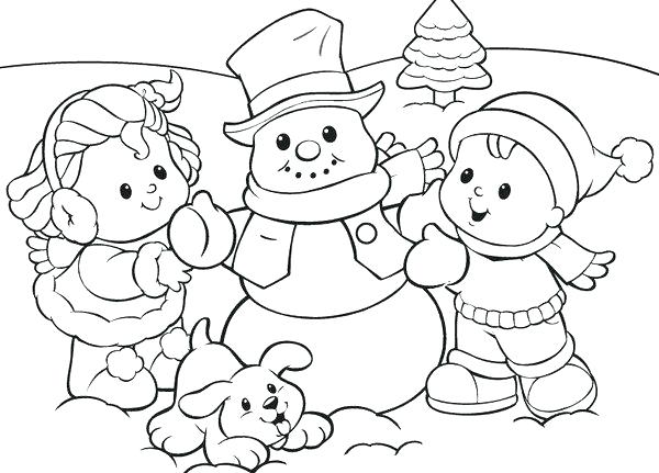 600x431 Season Coloring Pages Coloring Pictures For Kids Winter Season