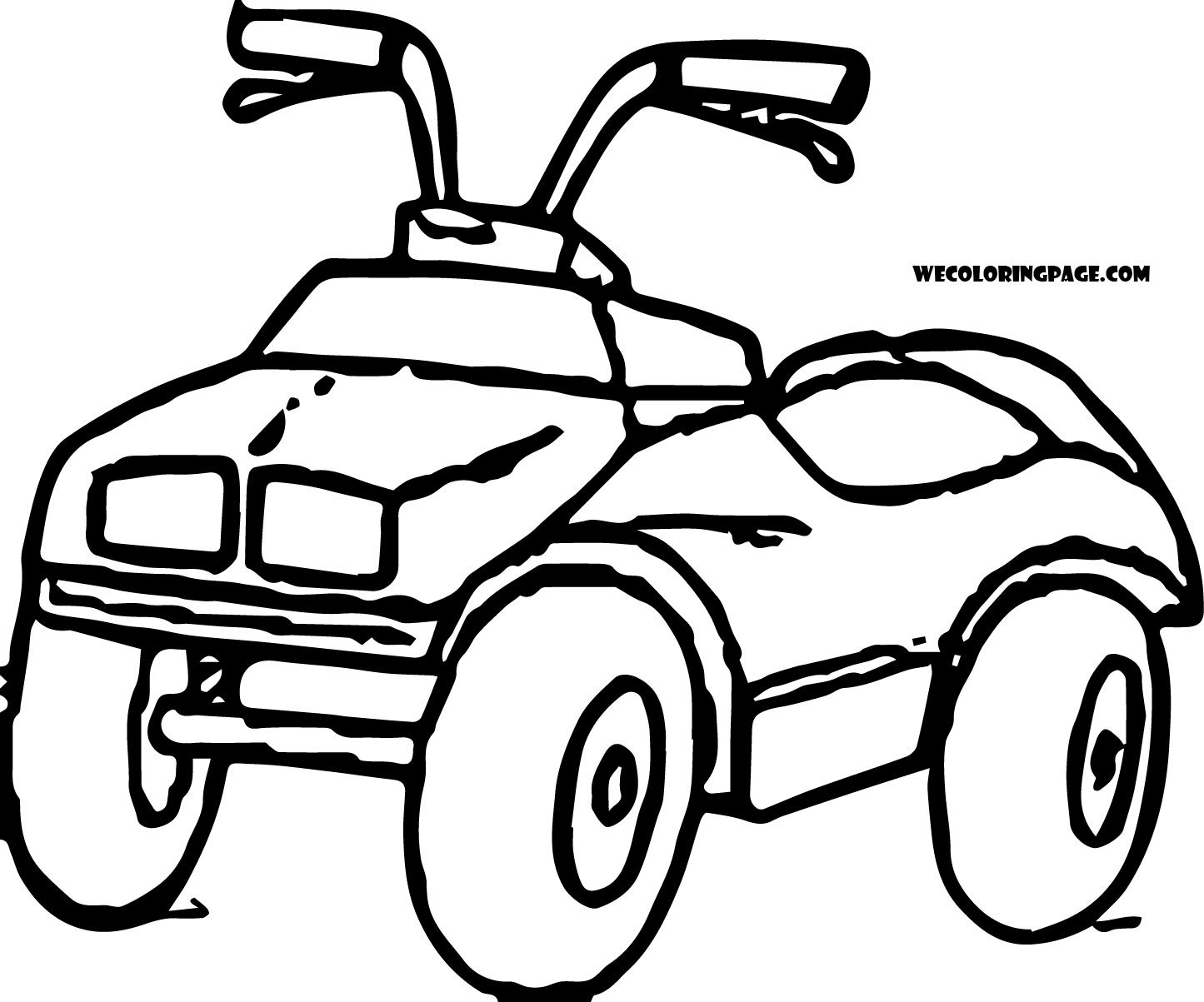 1445x1203 4 Wheeler Coloring Pages Free Coloring For Kids 2018