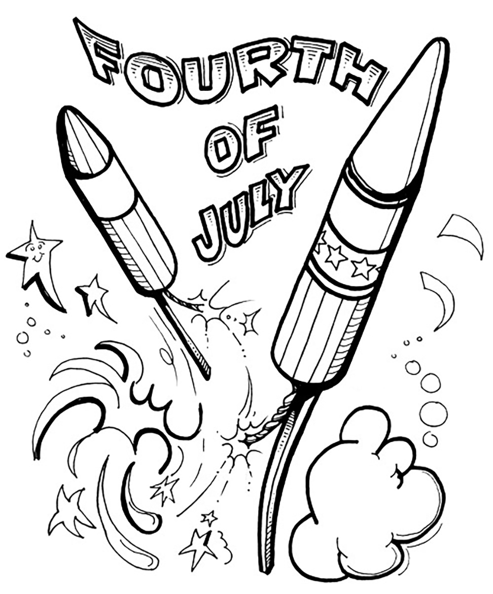 972x1171 Free 4th Of July Coloring Pages