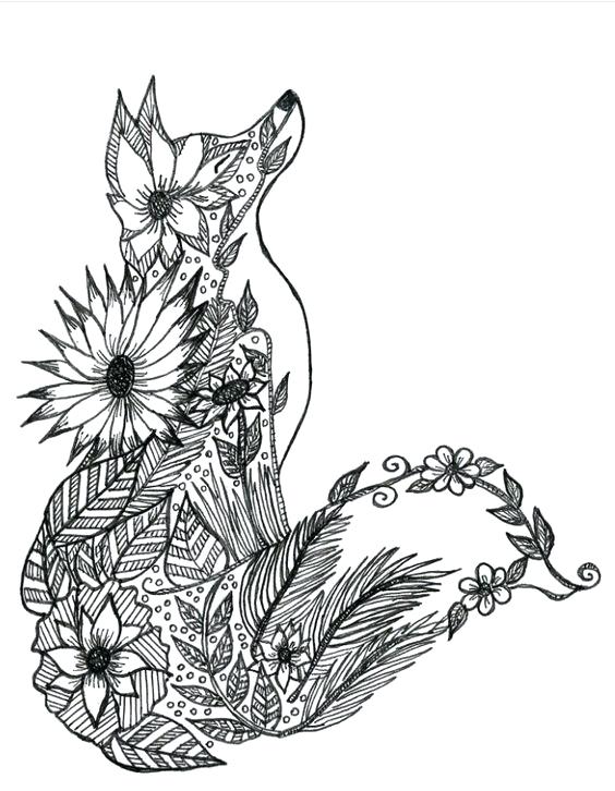 564x726 Star Wars Commander Fox Coloring Pages Adult Page Foxes
