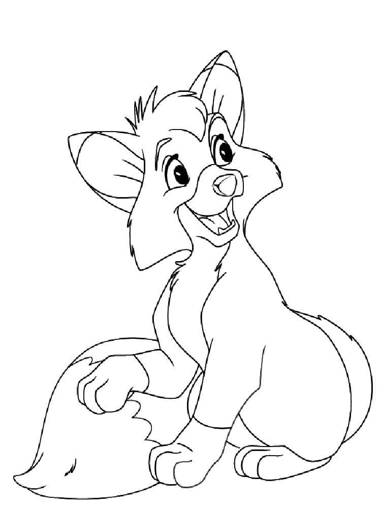 750x1000 Fox And The Hound Coloring Pages Fox And The Hound Coloring Pages