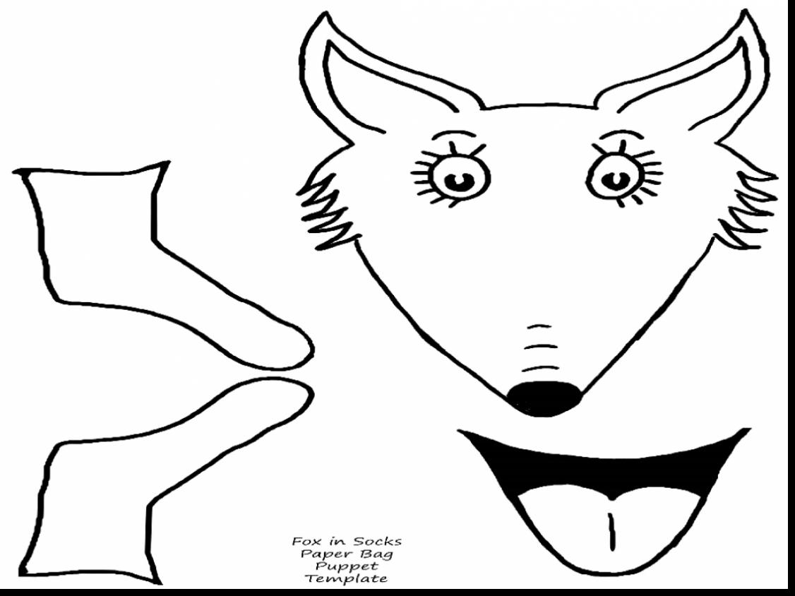 1126x844 Useful Fox In Socks Coloring Page 0 Pages
