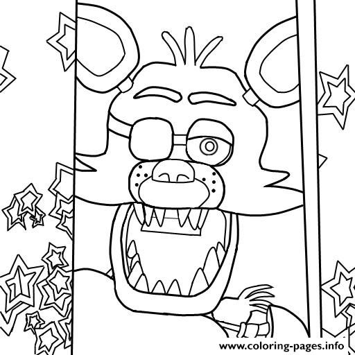 512x512 Print Fnaf Foxy To Color Coloring Pages Shylas 10