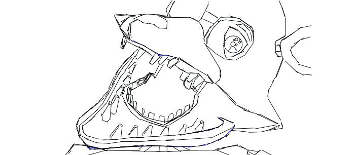 700x306 Springtrap Coloring Pages Withered Foxy Coloring Page By Five