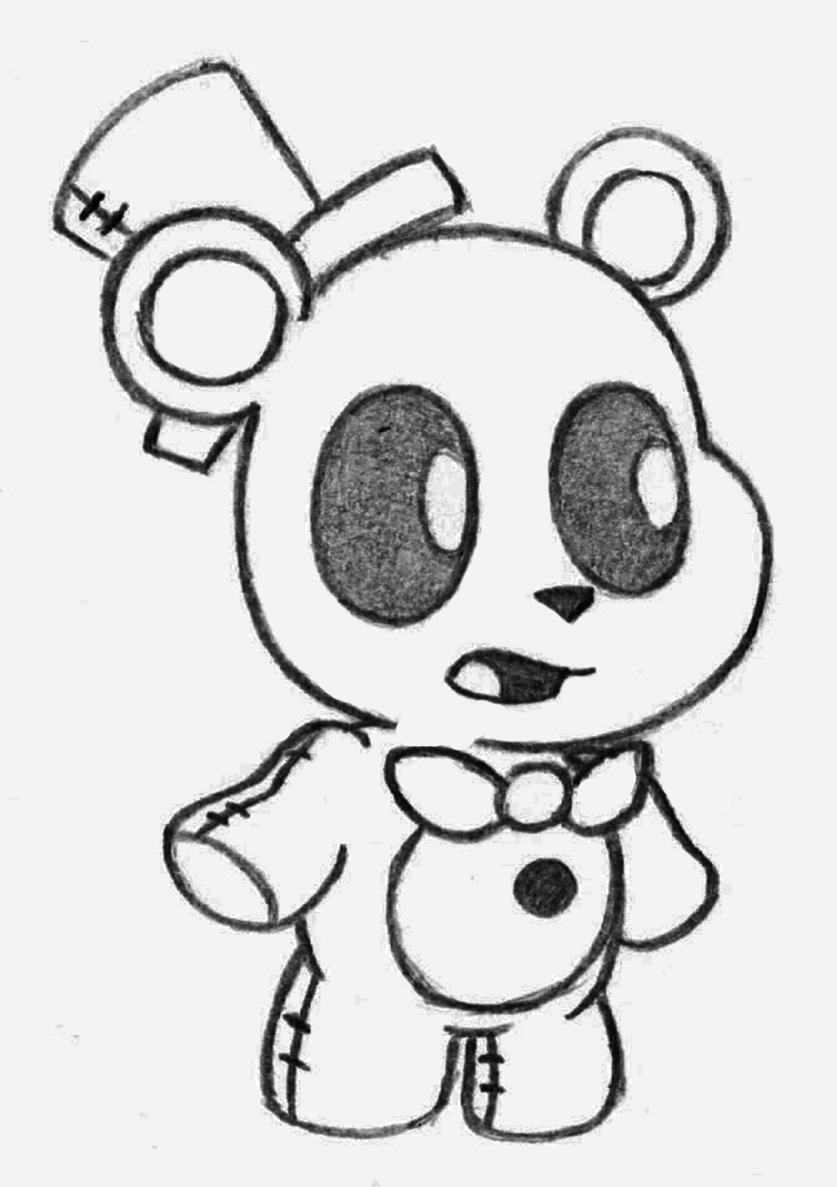 1649x2337 B0vgsoy Draw Nightmare Freddy Fazbear Five Nights