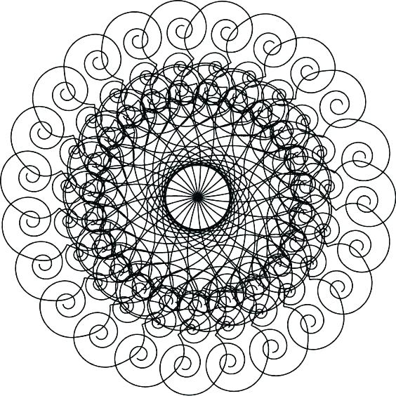 564x564 Fractal Coloring Pages Fractal Coloring Pages Top Rated Fractal