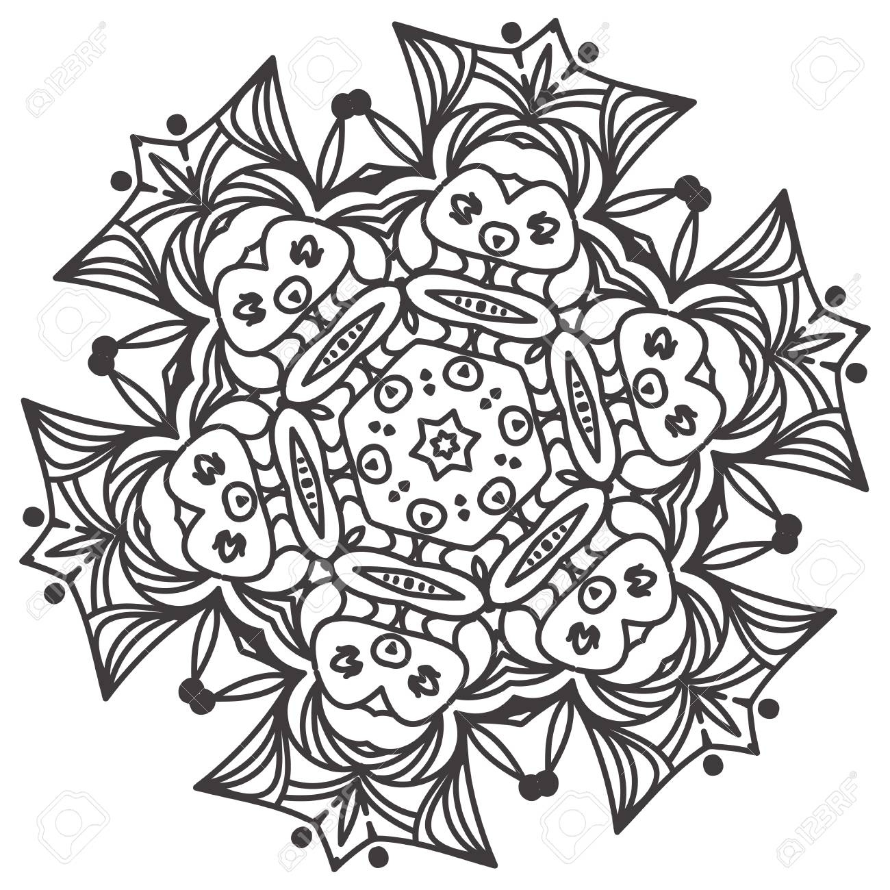 1300x1300 Fractal Coloring Pages With Wallpaper Android Mayapurjacouture Com