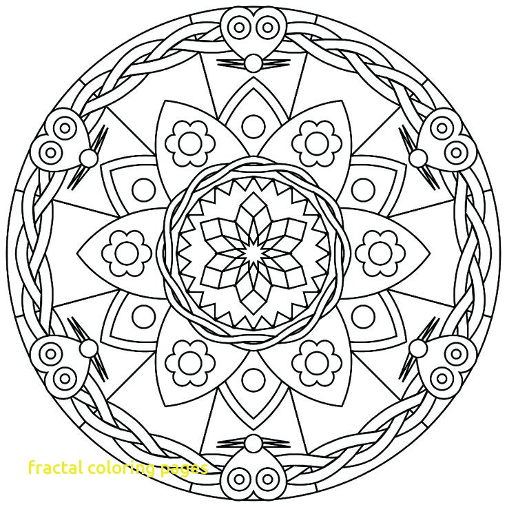 736x736 Fractal Coloring Pages With Printable Mandalas For Kids Mandala