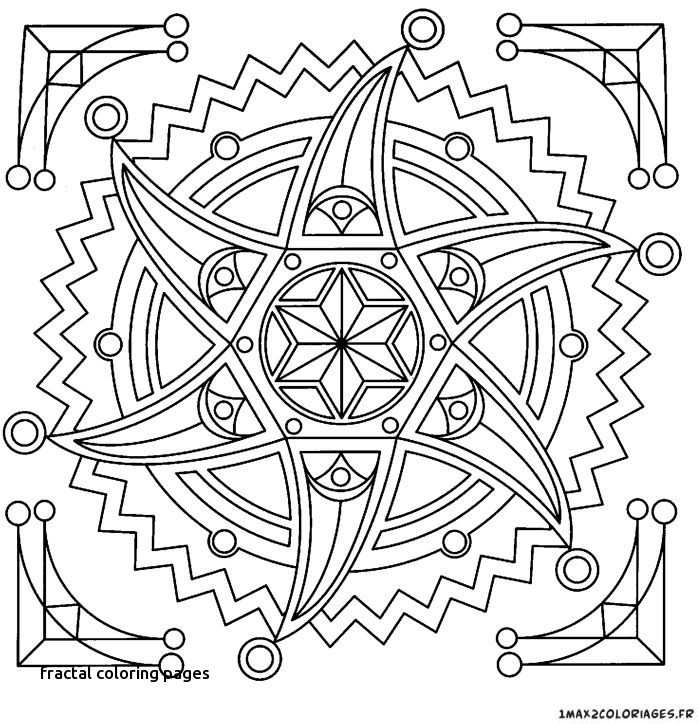 698x724 Fractal Coloring Pages