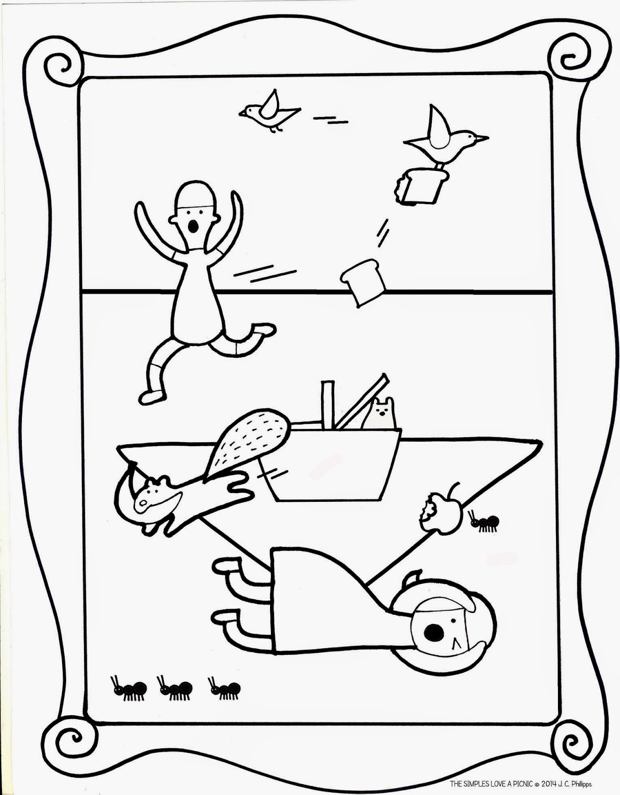 1249x1600 Fraction Cheeseburger Buffet Coloring Page
