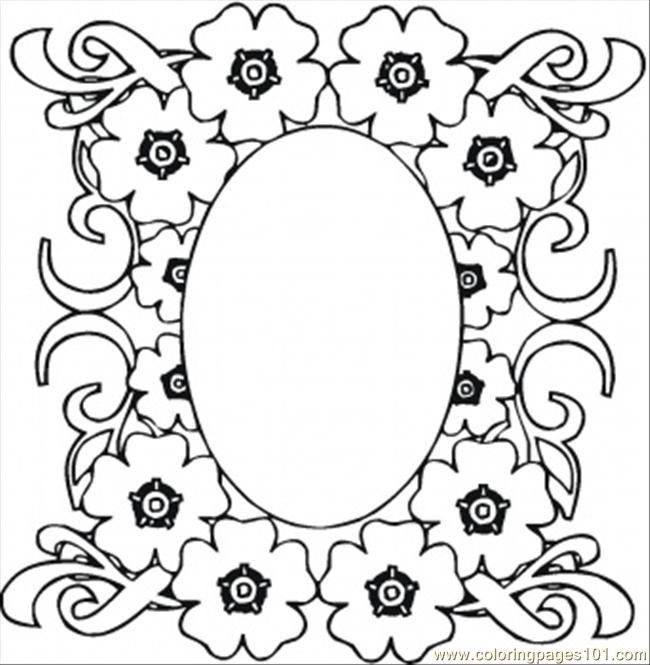 Frame Coloring Pages