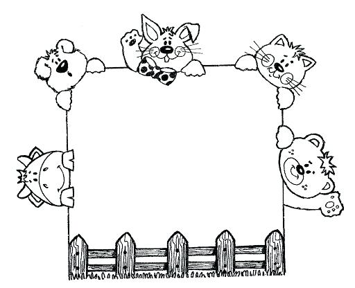 512x416 Free Printable Farm Animal Frame Farm Animals Poster Free Free