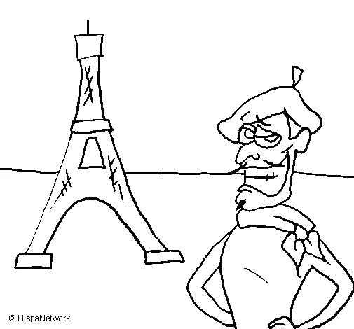 505x470 France Coloring Page French Coloring Pages Printable Fashion Happy