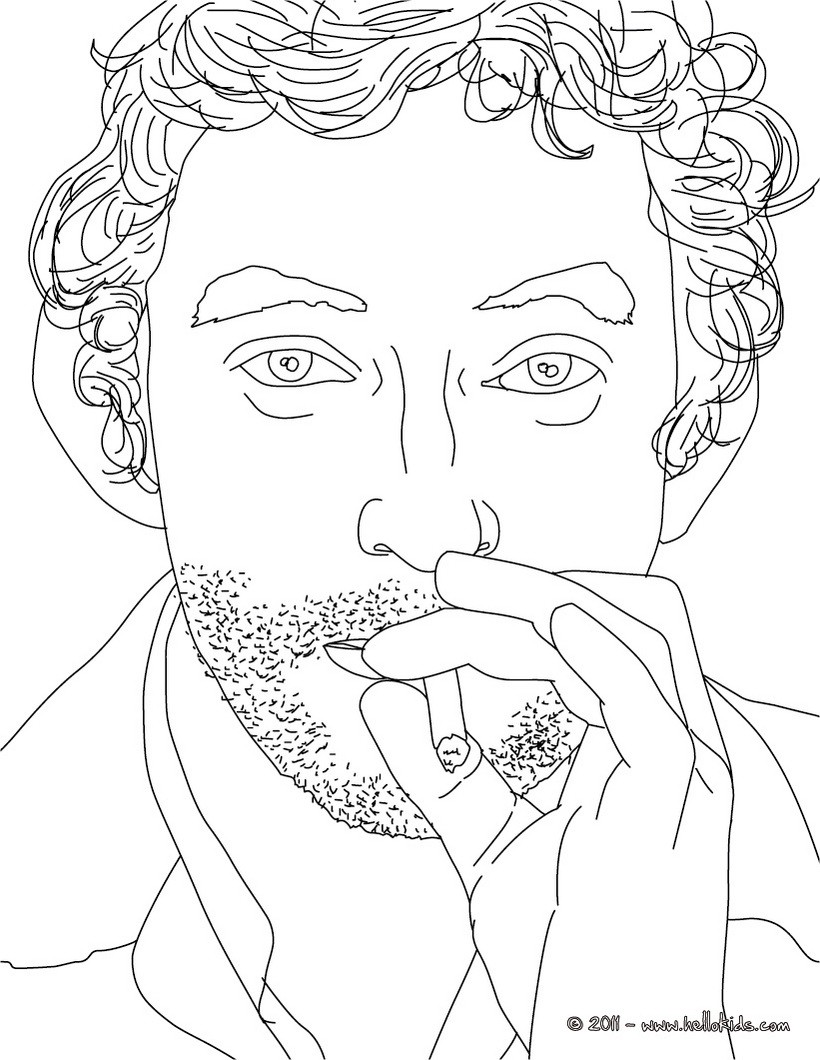 820x1060 French Coloring Pages