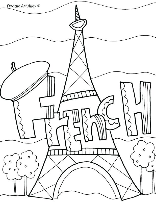 618x800 Flag Coloring Pages Free Coloring Printable French Flag Bunting