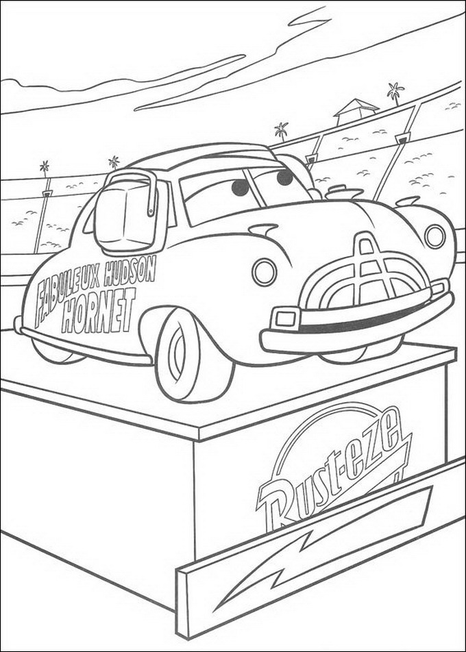 680x952 Coloriage Francesco Bernoulli. Pixar Cars Coloring Pages Pixar
