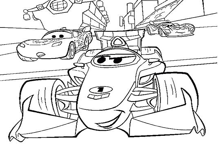850x567 Coloring In Cars Coloring Pages From The 2 Disney Movies