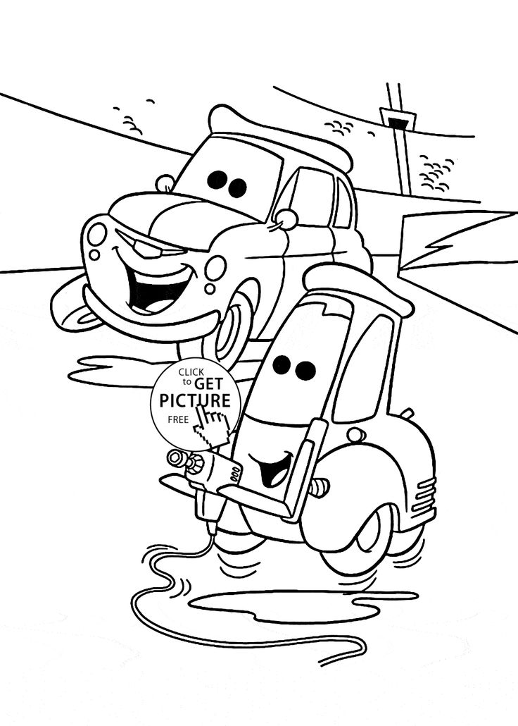 736x1030 Mejores 11 De Cars Coloring Pages En
