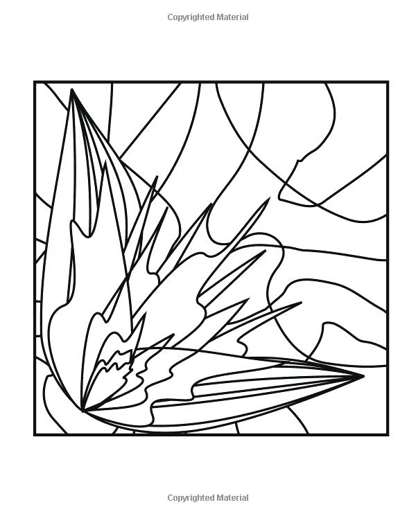 600x745 Frank Lloyd Wright Coloring Book Stained Glass Windows A Stained