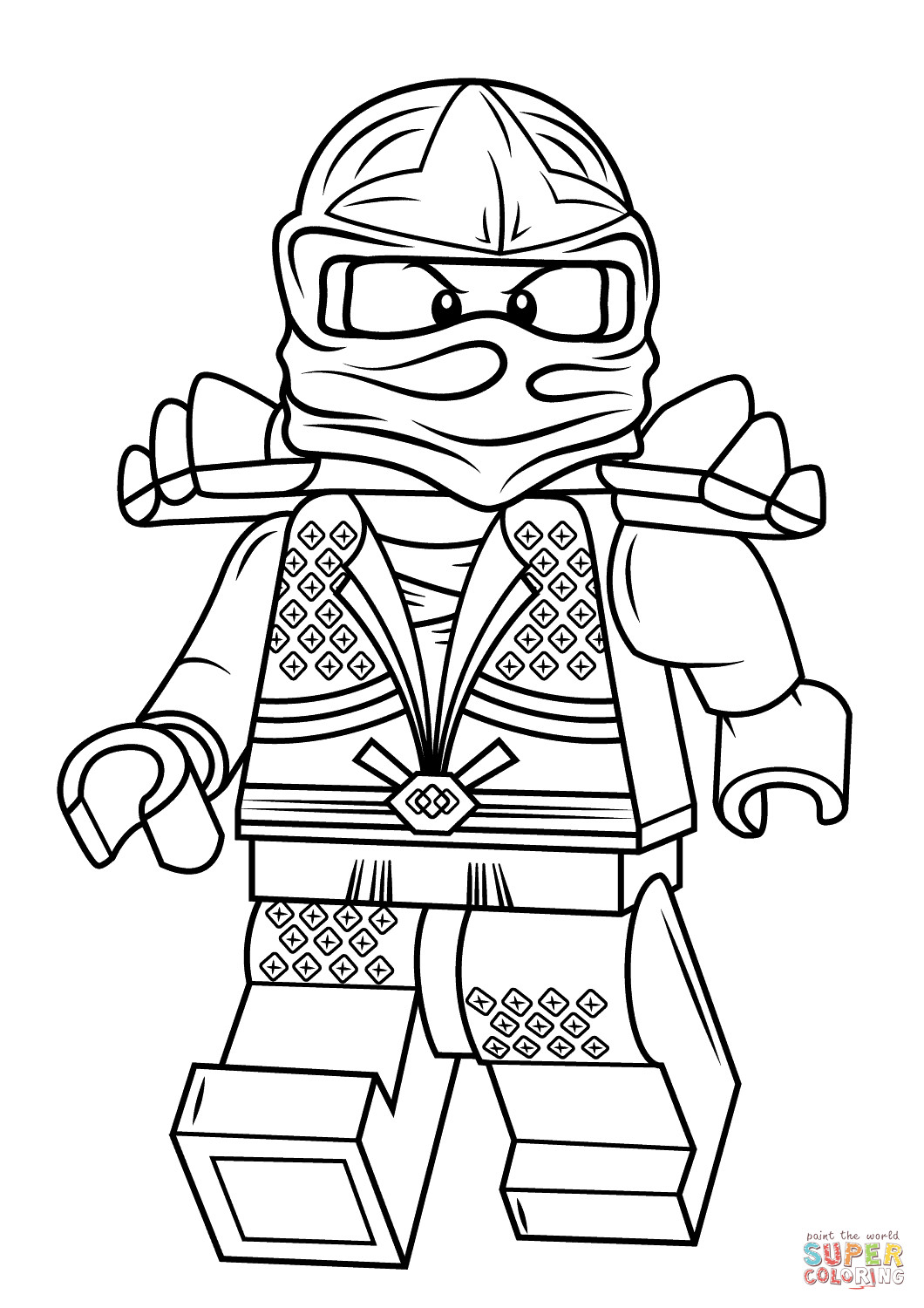 1060x1500 Lego Ninjago Lloyd Zx Coloring Page Beautiful Pages
