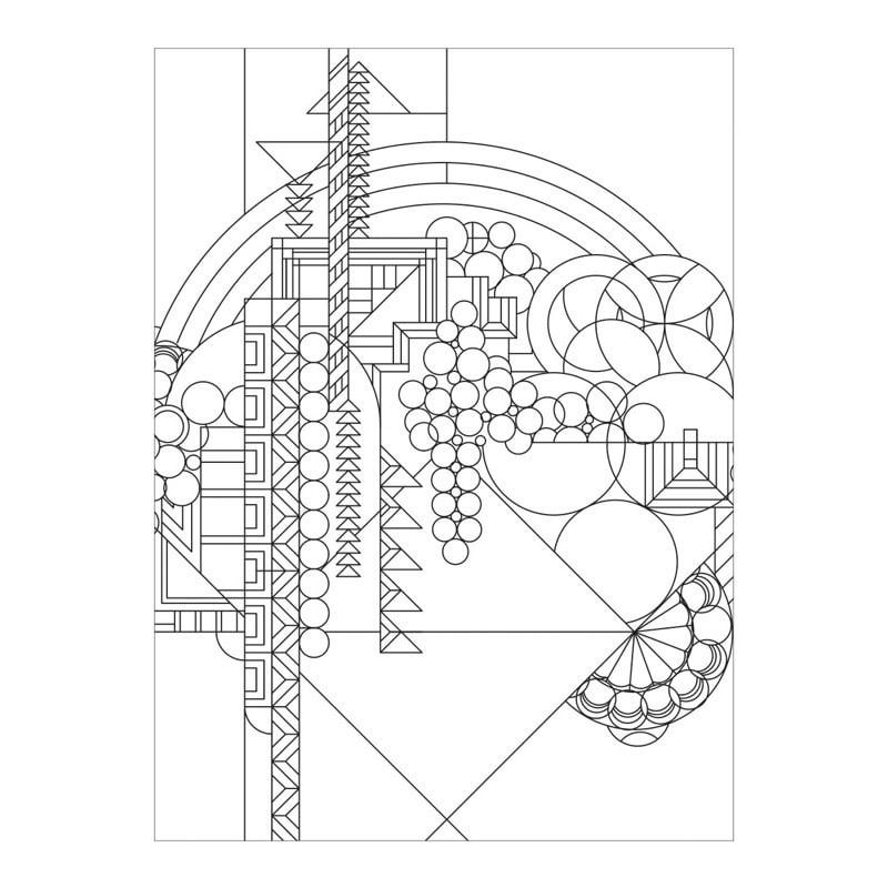 800x800 Unique Frank Lloyd Wright Coloring Book Collection