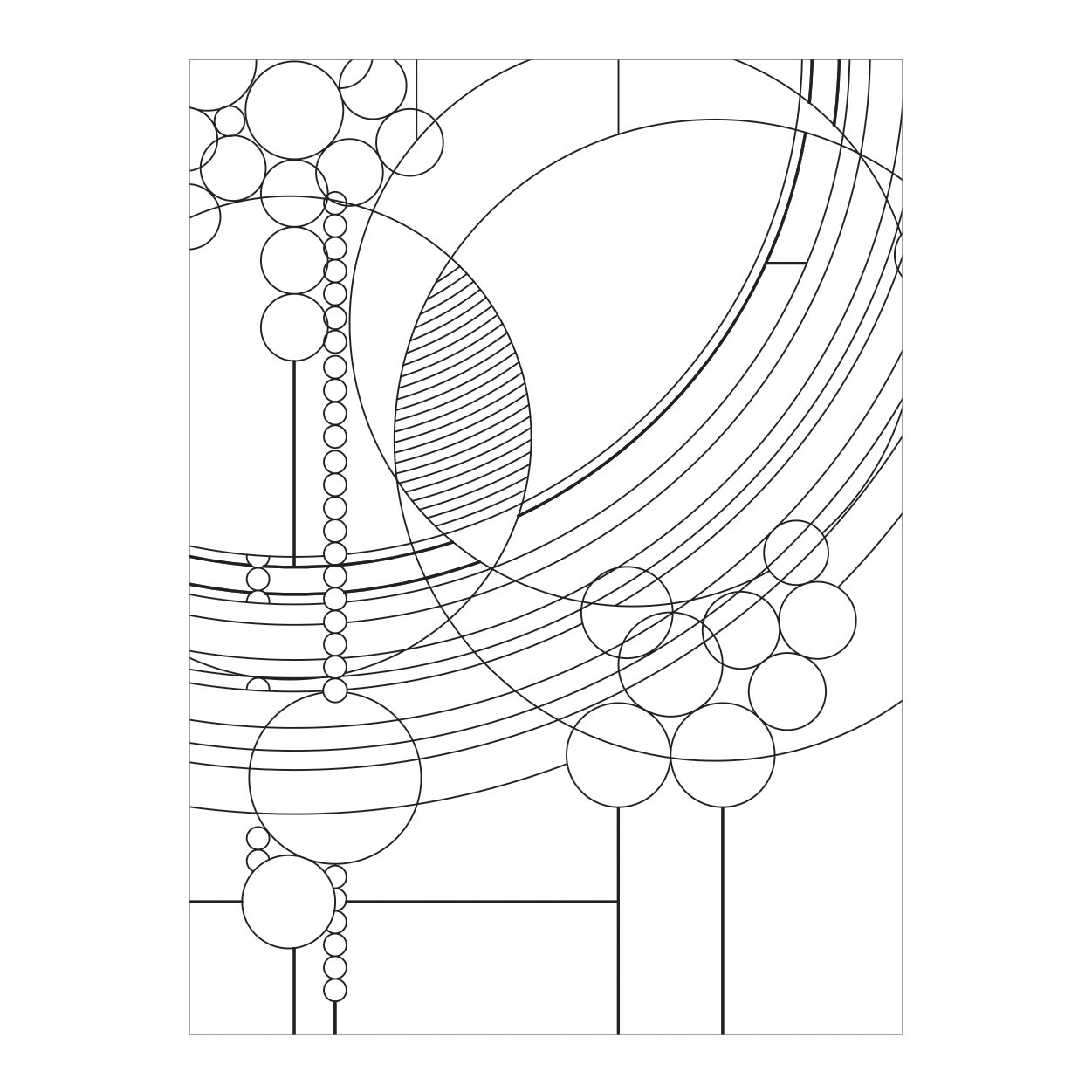 1251x1251 Frank Lloyd Wright Coloring Postcards (9780735350939