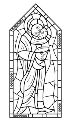 236x401 Art Nouveau Windows Stained Glass Coloring Book (Dover Design