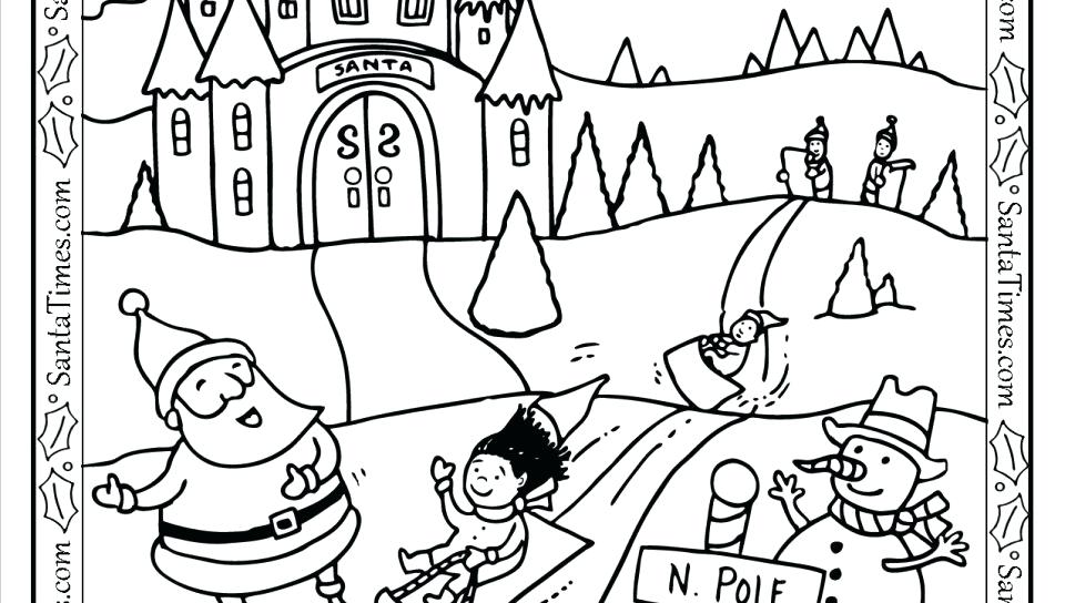 960x544 Christmas Around The World Coloring Pages Printable Sheets