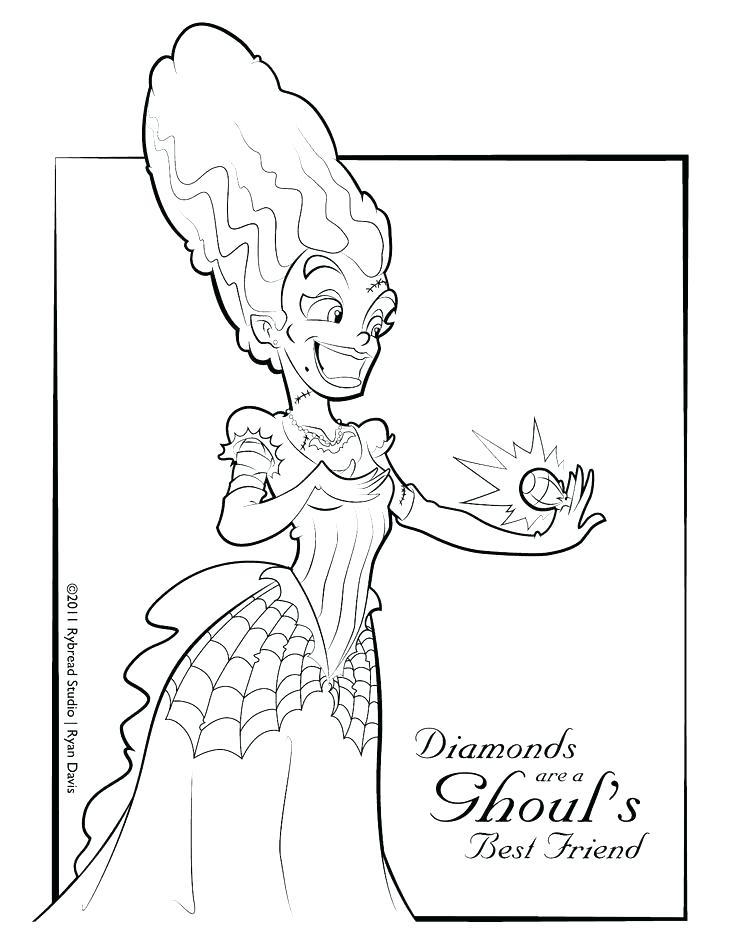 736x952 Frankenstein Coloring Pages Big Coloring Page Cartoon Frankenstein