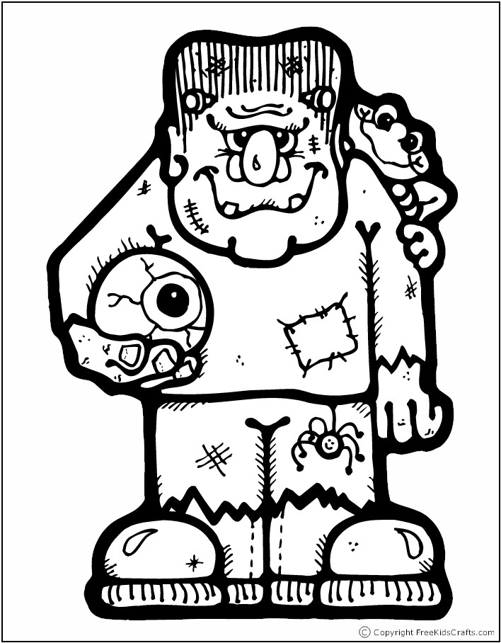 708x908 Frankenstein Coloring Pages To Print Frankenstein Coloring Page
