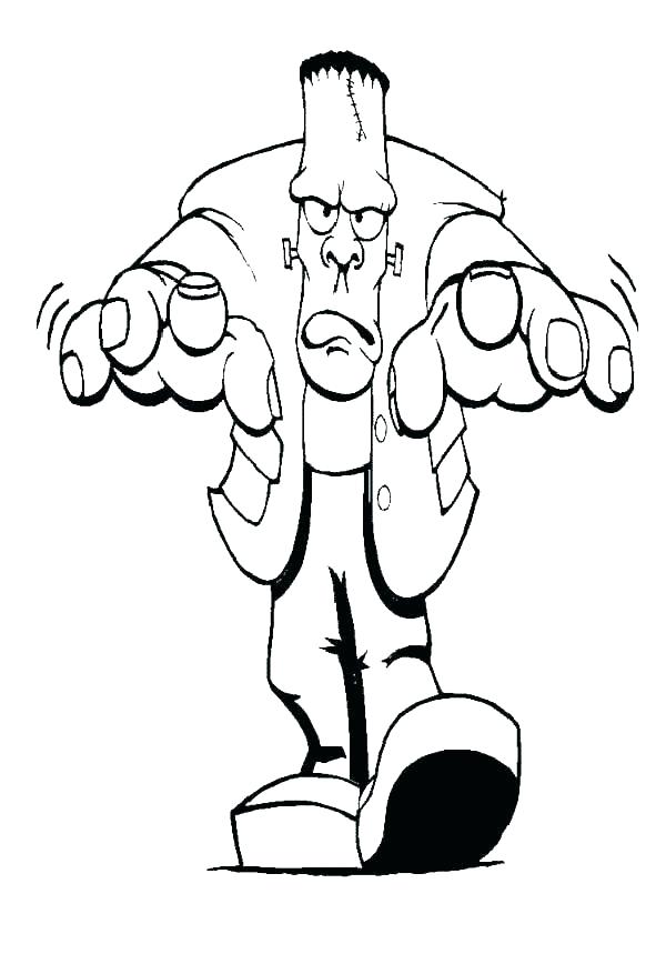 600x859 Frankenstein Coloring Pages Coloring Pages To Print Coloring Page