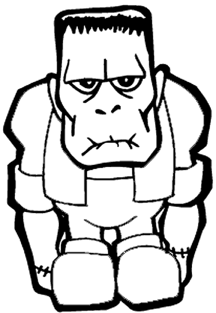 441x638 Frankenstein Coloring Pages Halloween Frankenstein Coloring Pages