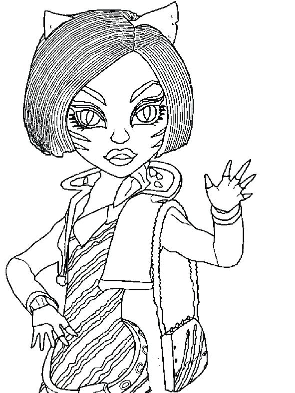 591x788 Frankie Stein Coloring Pages Coloring Monster High Monster High