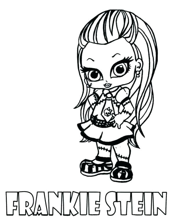 600x770 Frankie Stein Coloring Pages Monster High Coloring Pages Stein