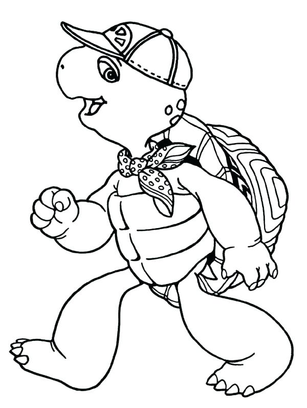 Franklin The Turtle Coloring Pages