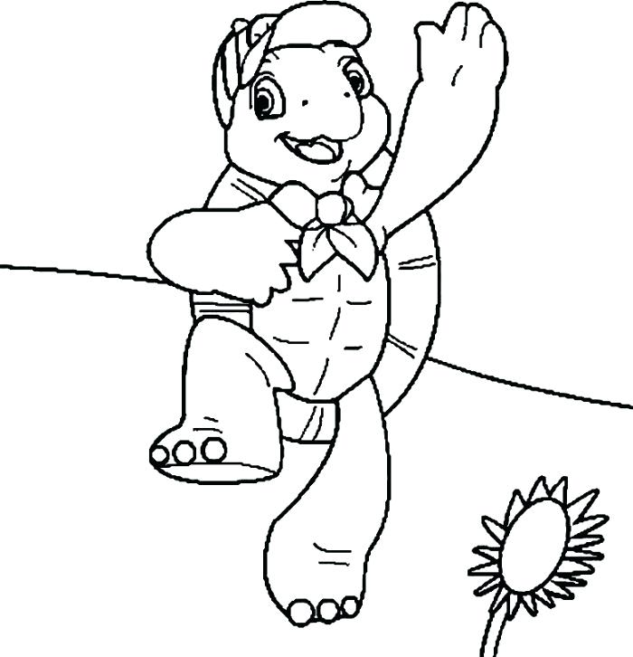 700x726 Franklin Coloring Pages The Turtle Coloring Pages Printable Free