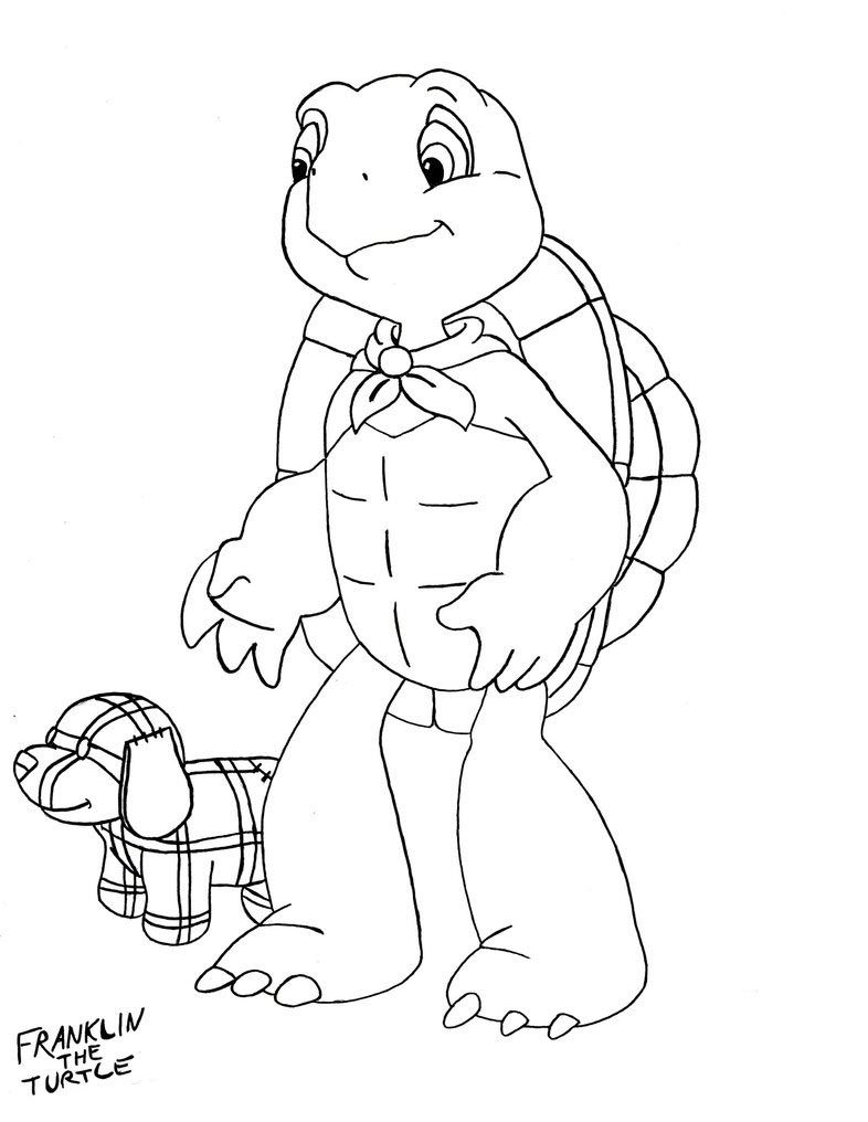 786x1016 Franklin Turtle Coloring Sketch Free Download,httpcolorasketch