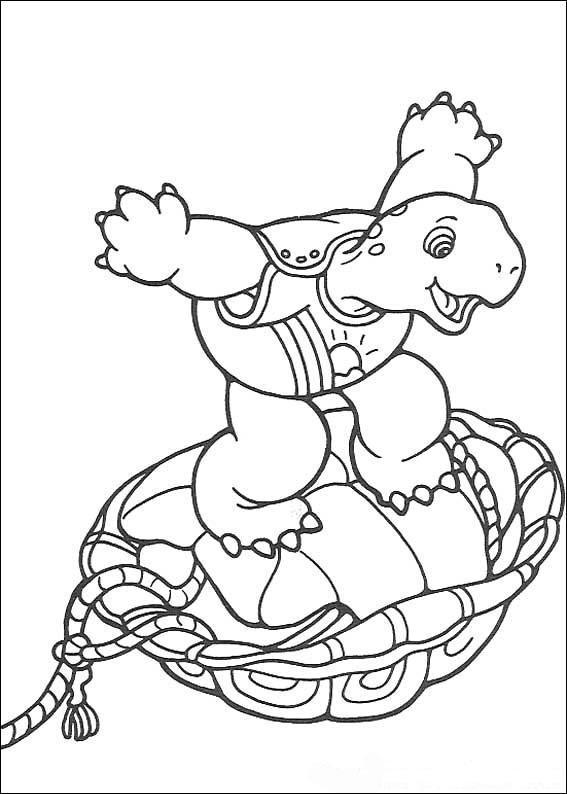 567x794 Franklin The Turtle Coloring Page 25