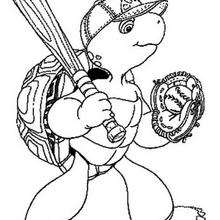 220x220 Franklin Turtle Coloring Pages