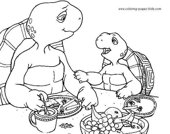 590x465 Franklin Coloring Pages Awesome Coloring Pages Fee The Turtle