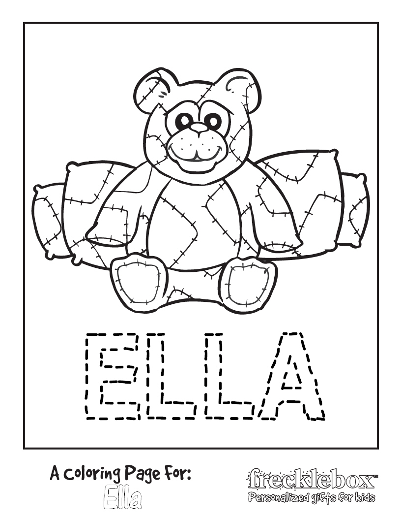 816x1056 Personalized Coloring Pages